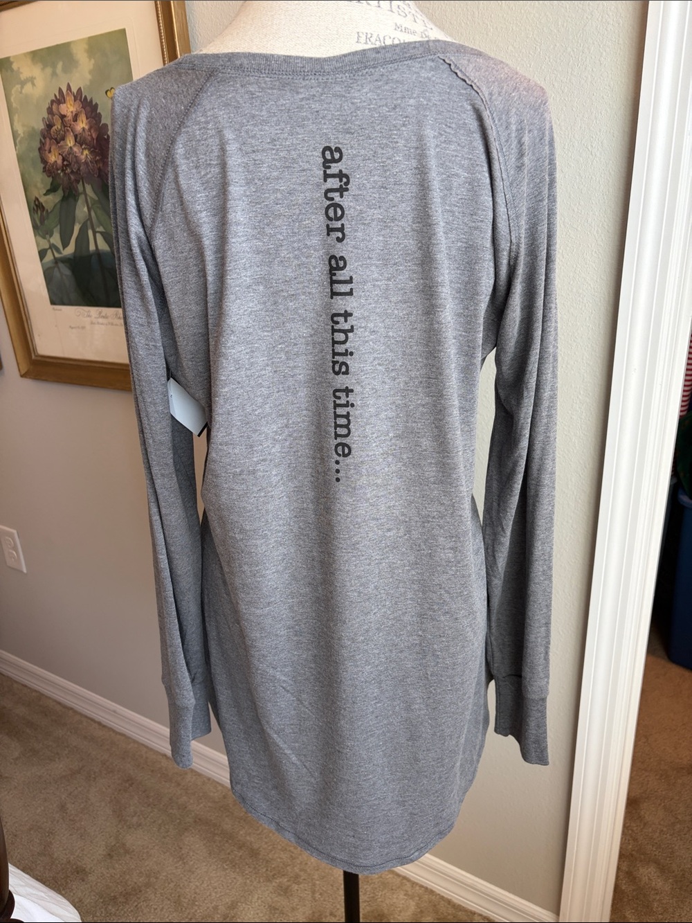 Warner Bros. Harry Potter Heather Gray Logo Tee - Picture 2 of 4